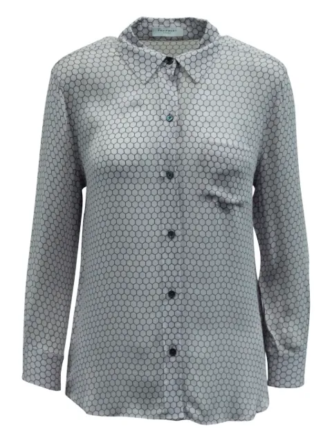 Equipment geometric-print shirt 