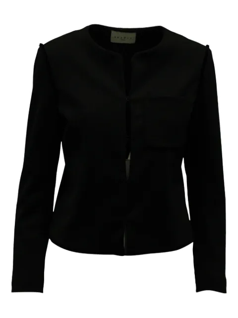 SANDRO long-sleeve wool jacket