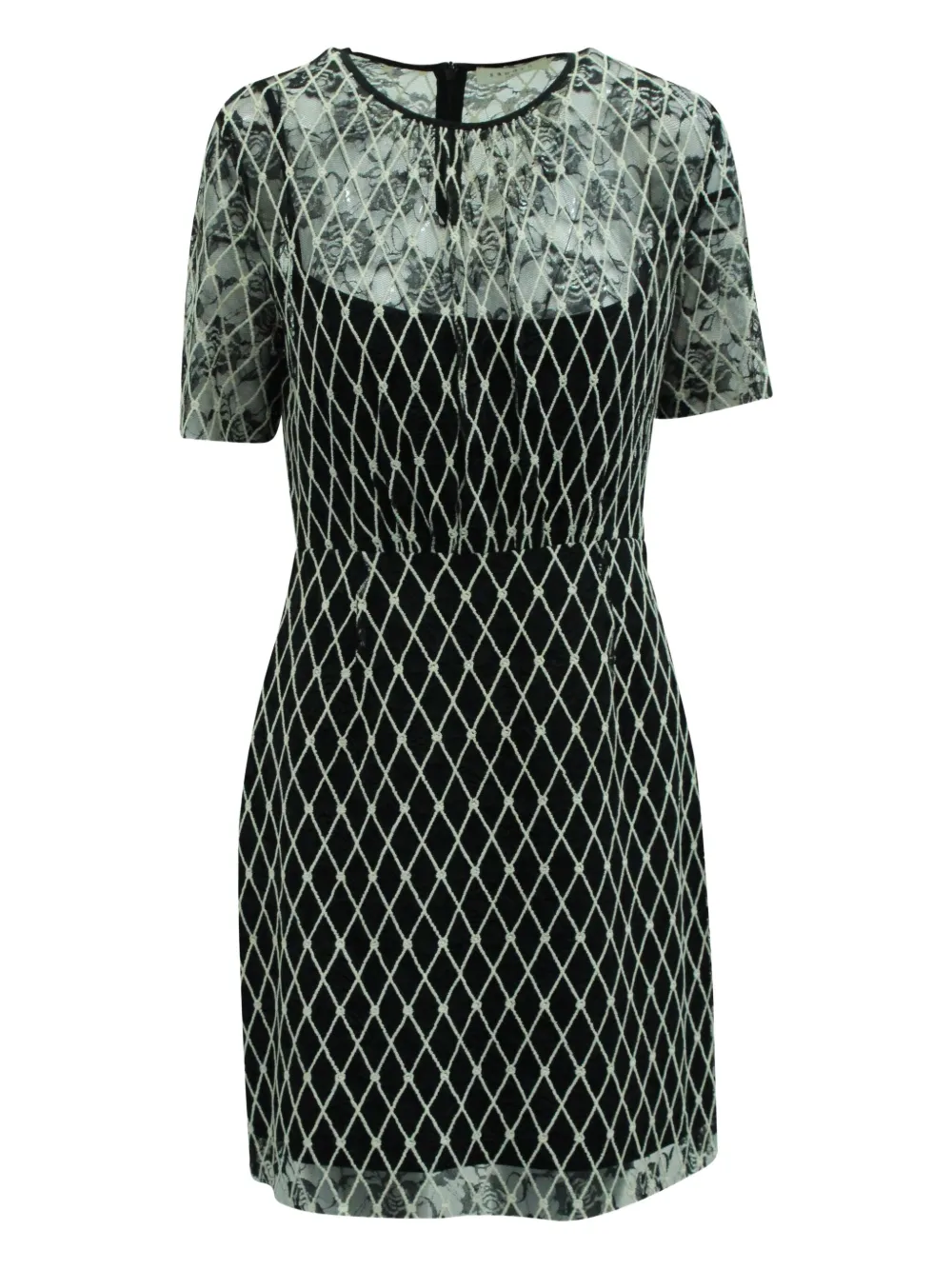 SANDRO lace mini dress | Black | Image 1