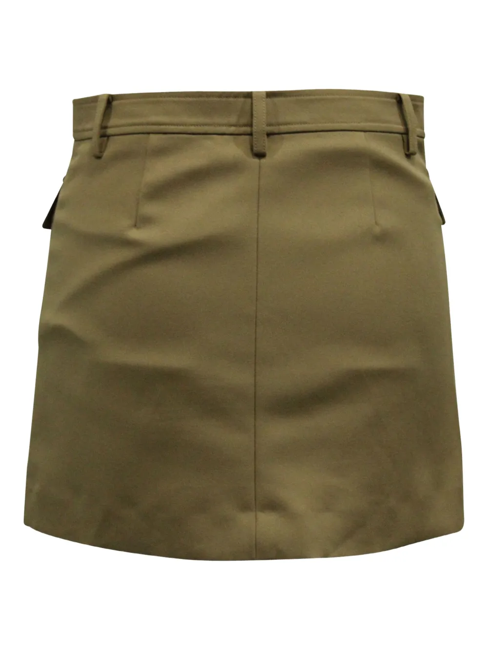 Theory flap-pocket mini skirt - Beige