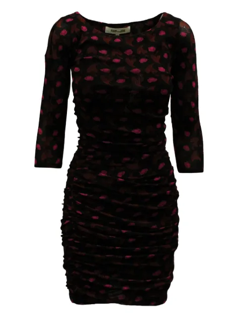 DVF Diane von Furstenberg floral-print ruched dress