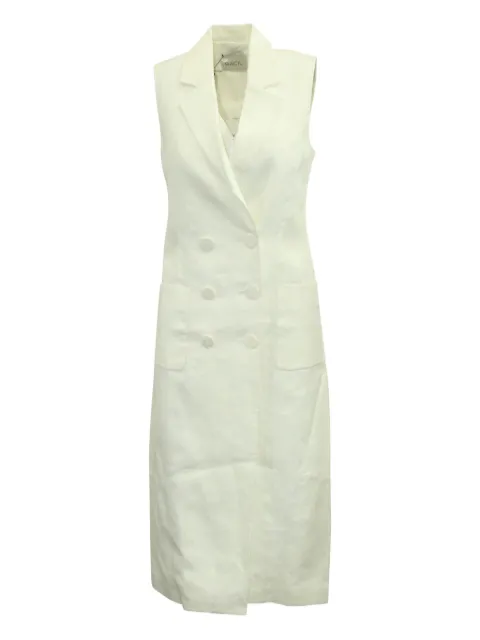 RACIL double-breasted linen dress