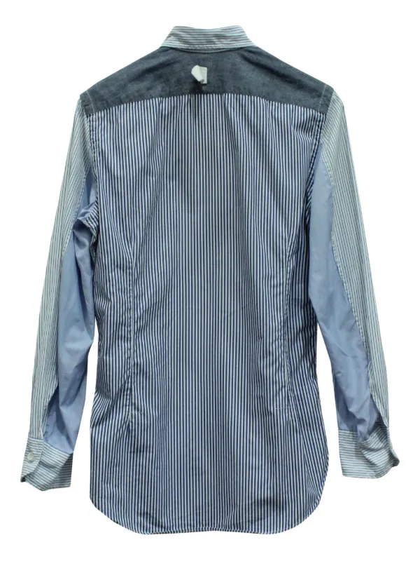 Junya Watanabe Comme Des Garçons Pre-Owned Striped Panelled Shirt