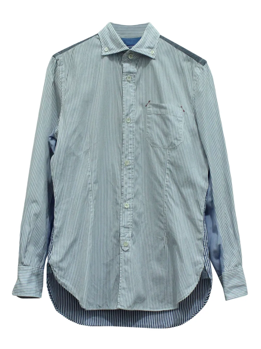 Junya Watanabe Comme des Garçons Pre-Owned ストライプ シャツ - ホワイト Junya Watanabe Comme des Garçons Pre-Owned ストライプ シャツ - ホワイト