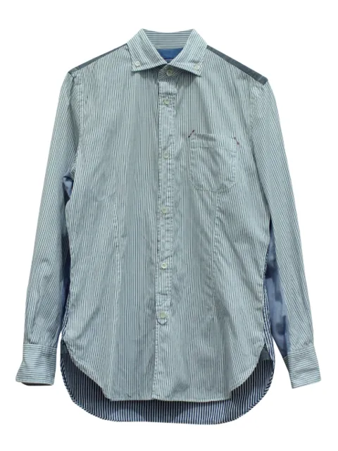 Junya Watanabe Comme des Garçons Pre-Owned striped panelled shirt