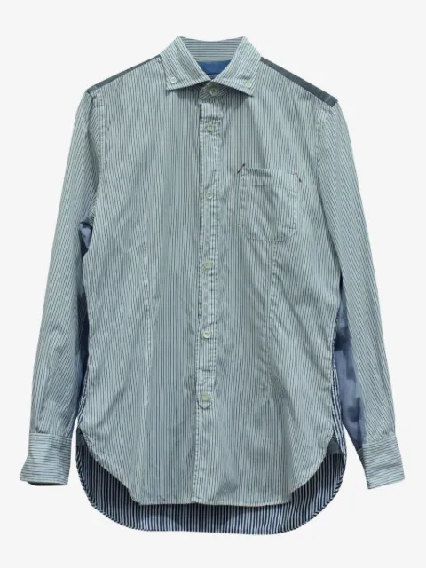 Junya Watanabe Comme des Garçons Pre-Owned stribet skjorte med paneler