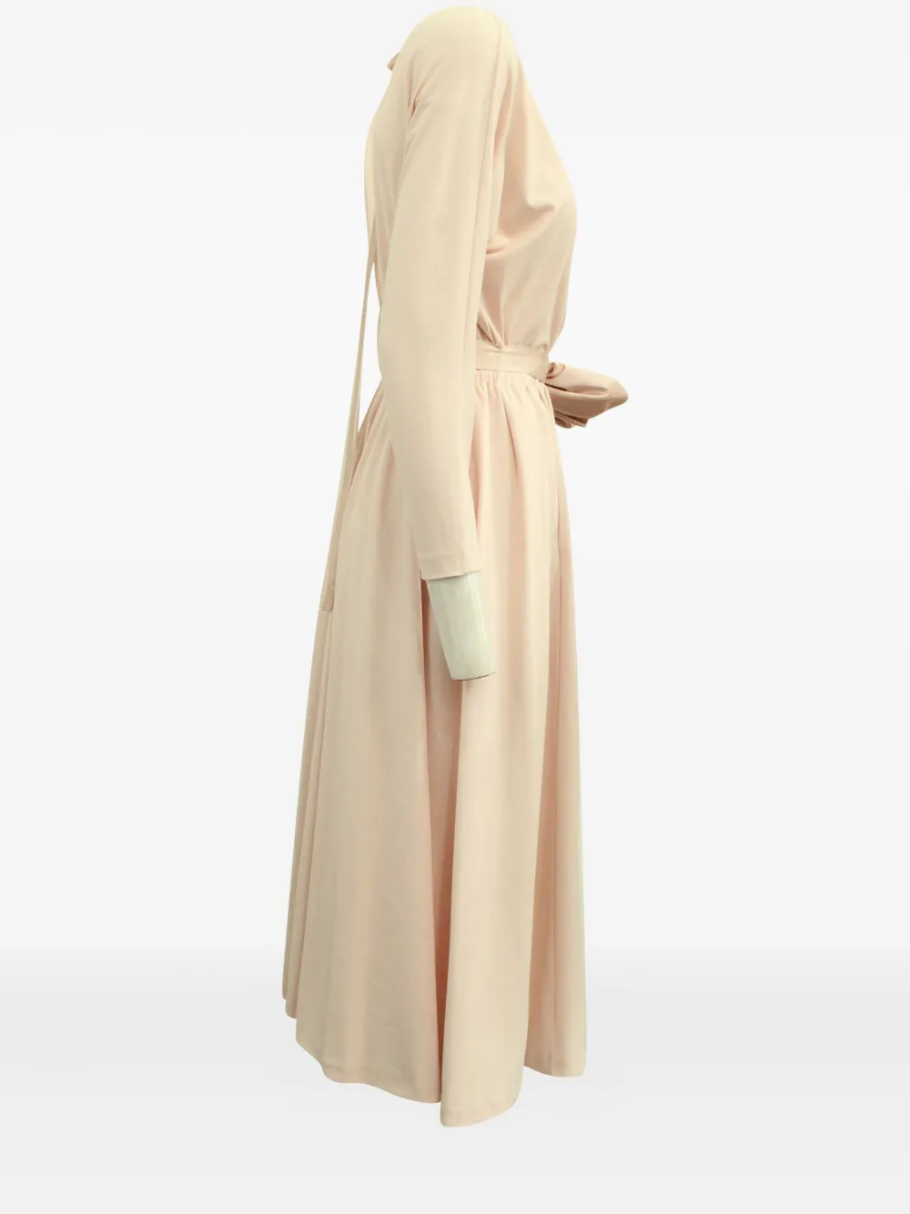 Marc Jacobs Vintage wrap rose-detail midi dress - Roze