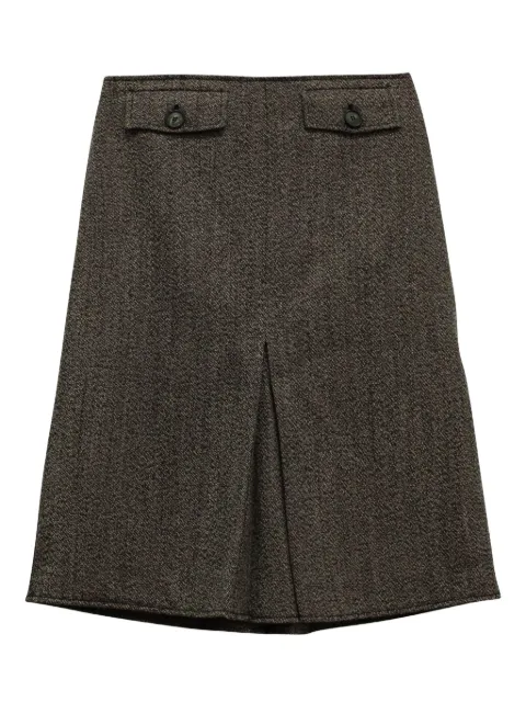 Victoria Beckham A-line pockets skirt