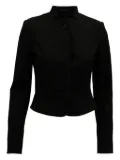 Theory mandarin-collar flared jacket - Black