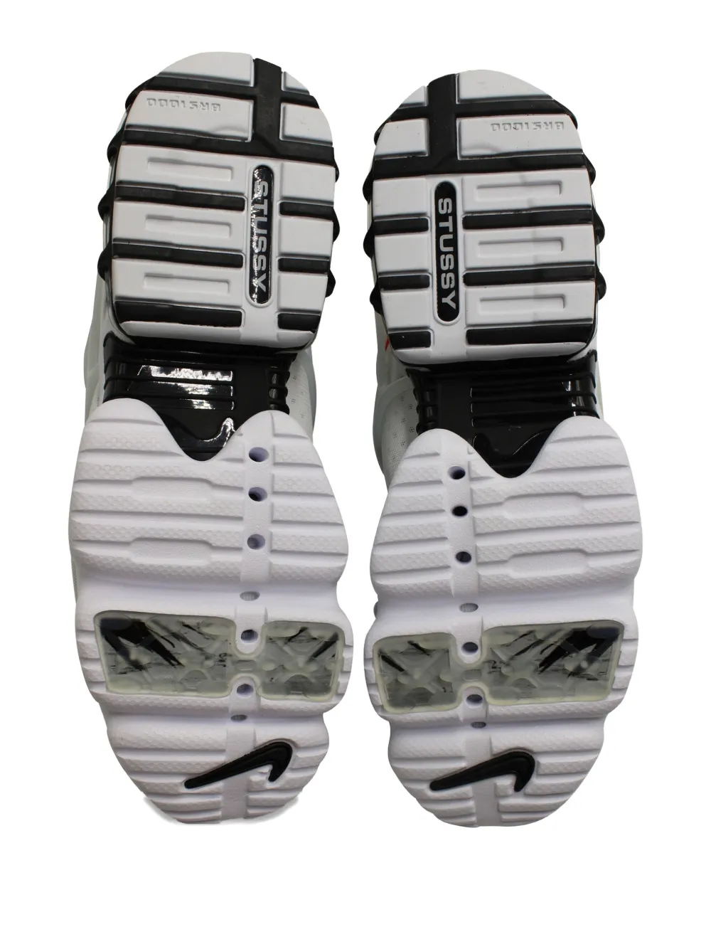 Pre-owned Nike Vintage X Stussy Zoom Air Kukini Sneakers In White