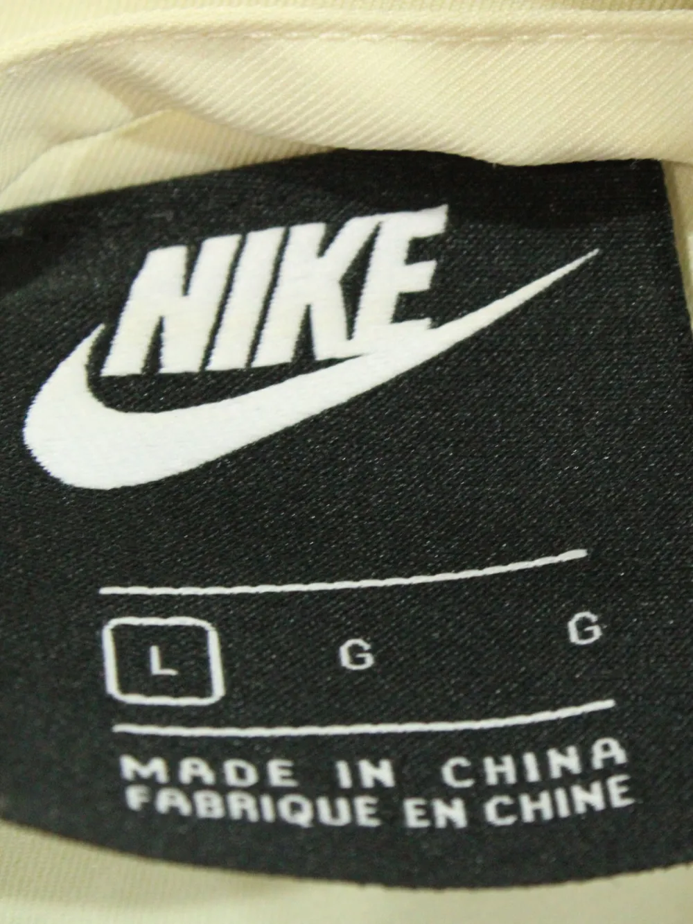 Pre-owned Nike Vintage Swoosh-logo Faux Fur Jacket In Neutral
