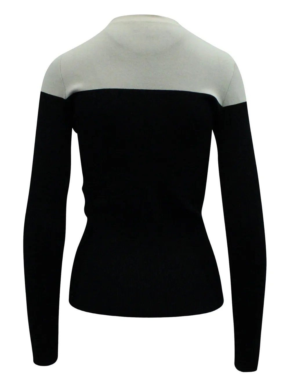 Paule Ka bi-colour ribbed top | Image 2