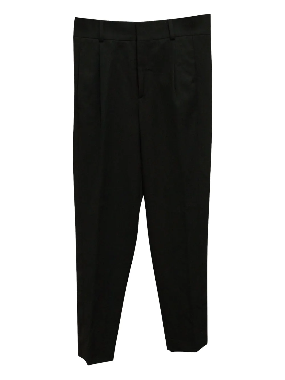 Saint Laurent Pre-Owned single-pleat tailored trousers | Black | Image 1