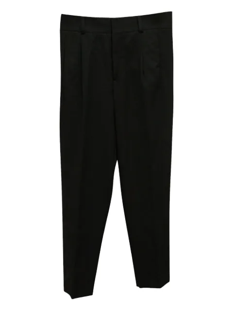 Saint Laurent Pre-Owned pantalones tapered plisados