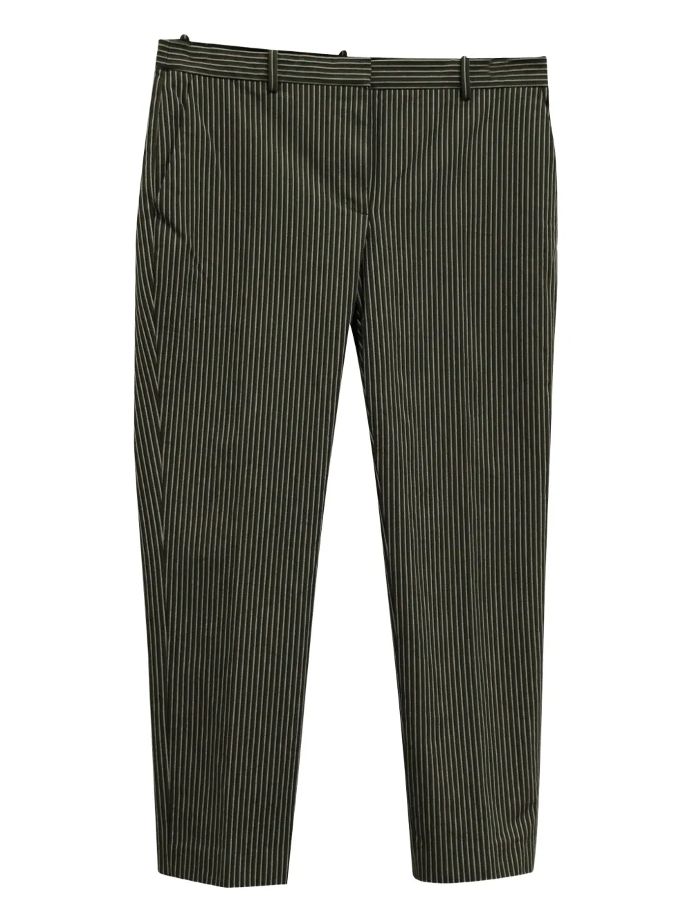 Theory striped straight-leg trousers - Nero
