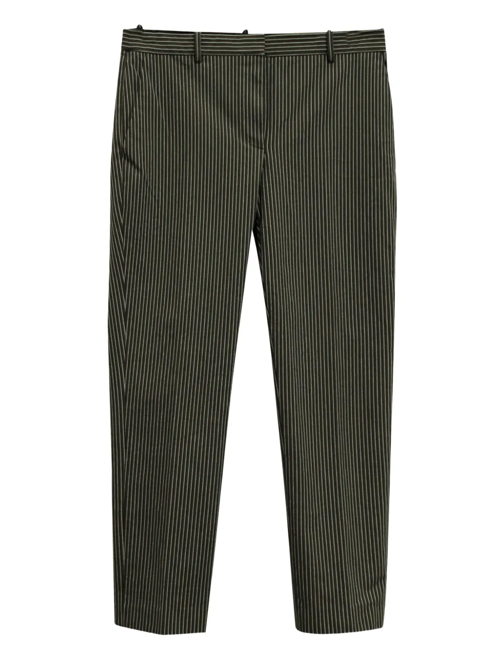 Theory striped straight-leg trousers | Black | Image 1