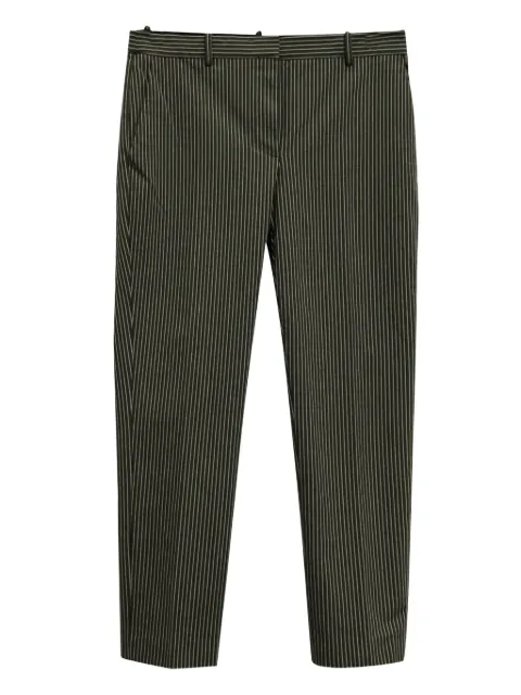 Theory striped straight-leg trousers