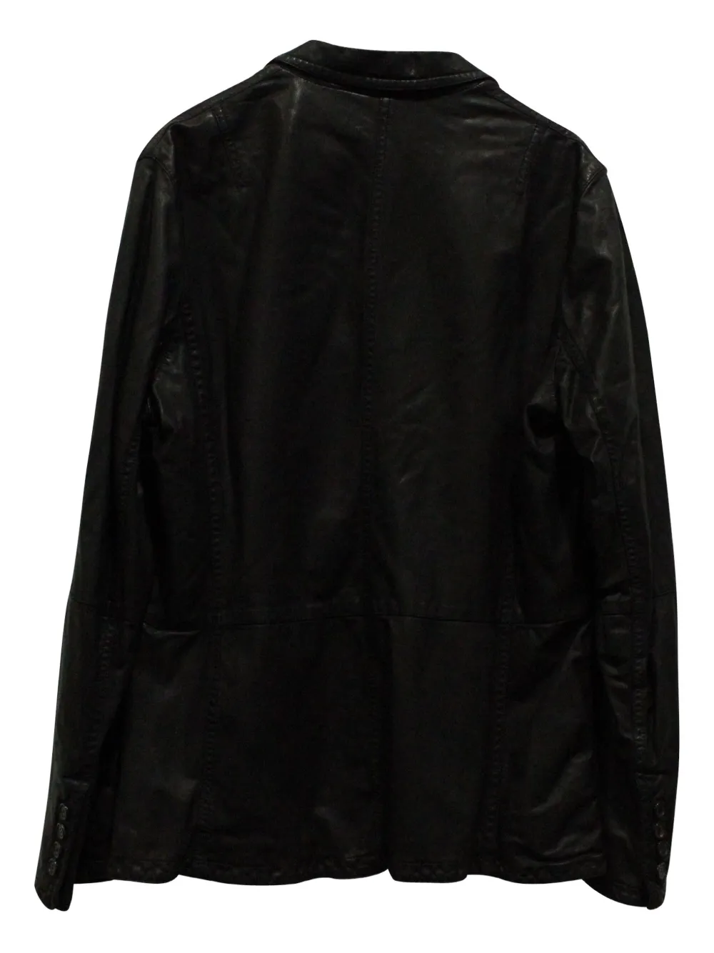 Neil Barrett button-front leather jacket | Image 2