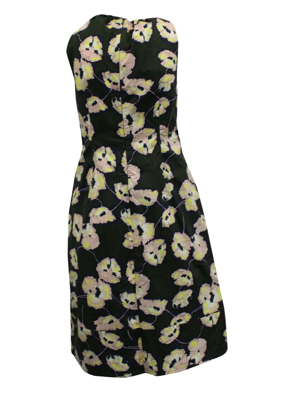 Marni Pre-Owned floral-print midi dress - Zwart