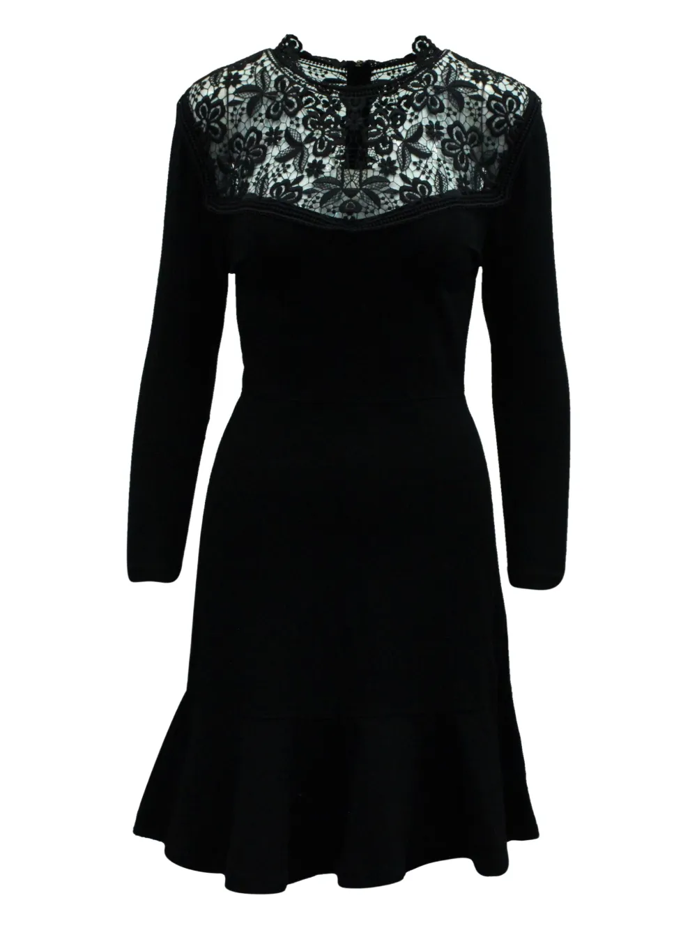 ERDEM lace-panel dress | Black | Image 1