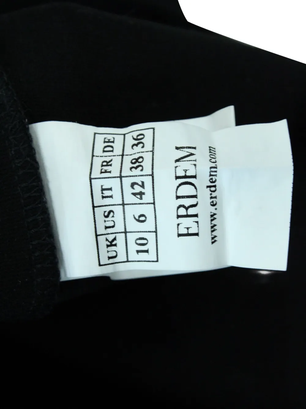 Pre-owned Erdem Lace-panel Dress In Black