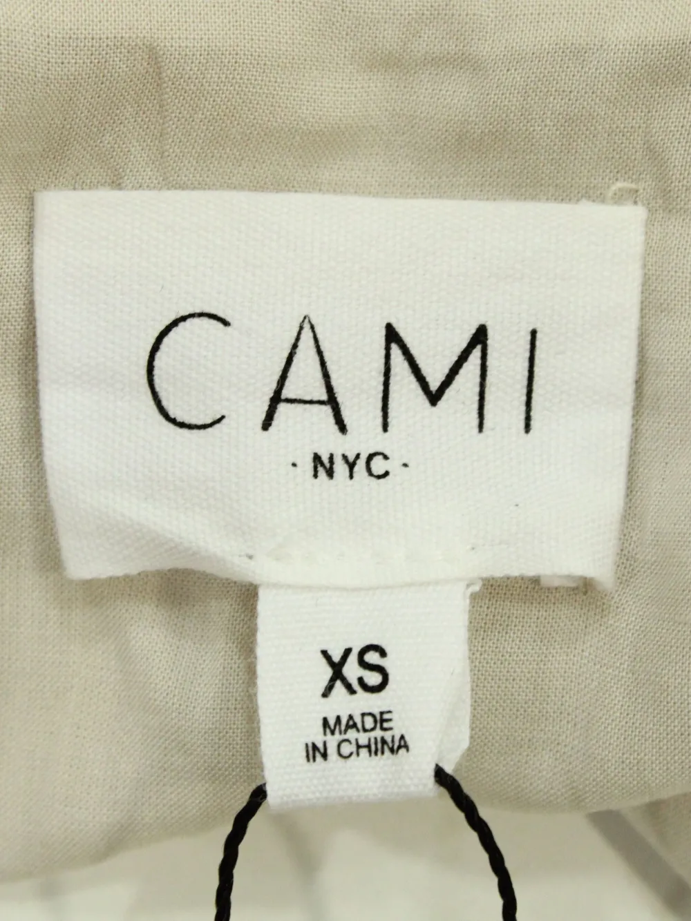 Pre-owned Cami Nyc Silk V-neck Top In Neutral
