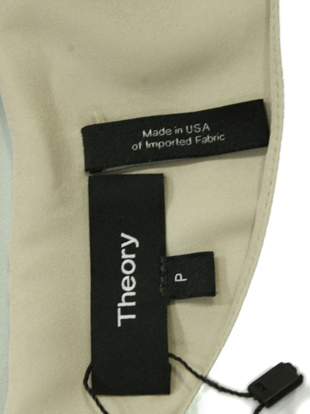 Pre-owned Theory Long-sleeve Shift Dress In Green