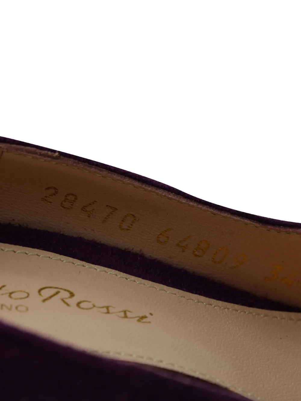 Pre-owned Jimmy Choo 100mm Romy Glitter Point-toe Pumps In Purple