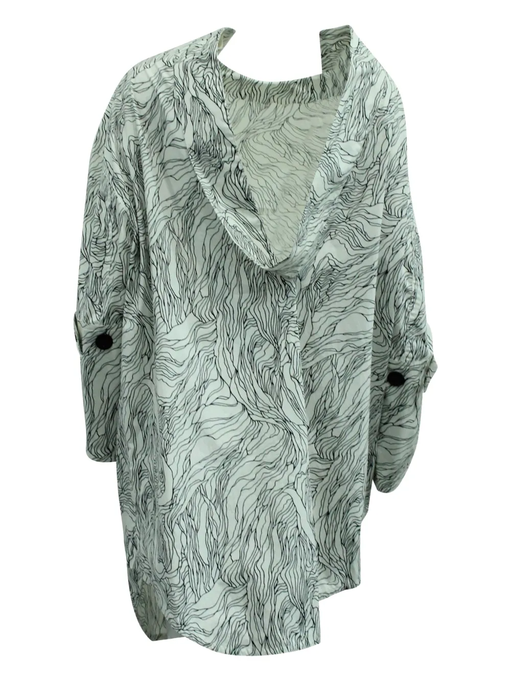 Marni Pre-Owned graphic-print long-sleeve mini dress - Wit