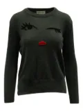Kate Spade x Boome embroidered face sweater - Grey