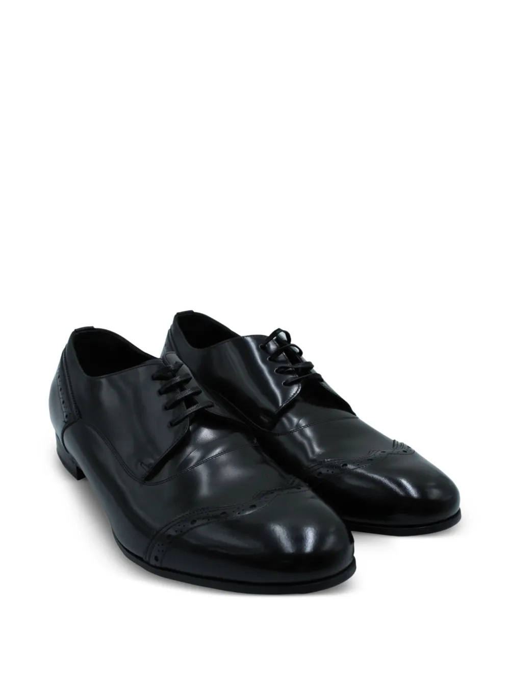 Dolce & Gabbana Pre-Owned perforated-toe lace-up derby shoes | Image 2