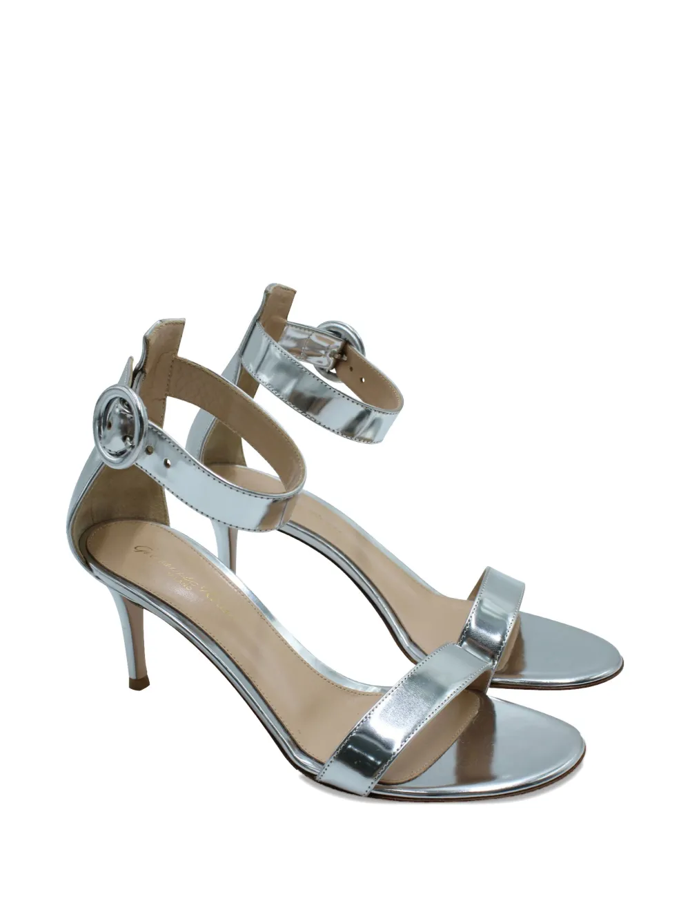 Gianvito Rossi 70mm ankle-strap sandals - Zilver