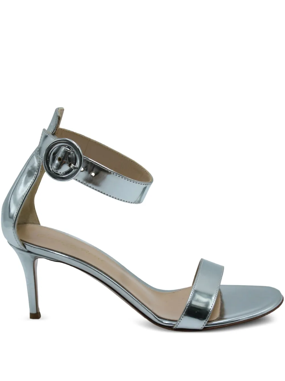 Gianvito Rossi 70mm ankle-strap sandals | Silver | Image 1