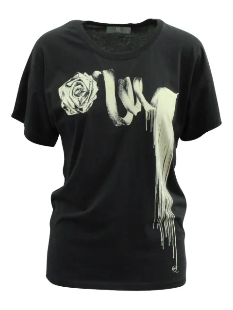 Alexander McQueen Pre-Owned rose-print T-shirt
