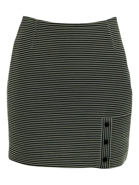 Mugler Vintage striped pencil skirt