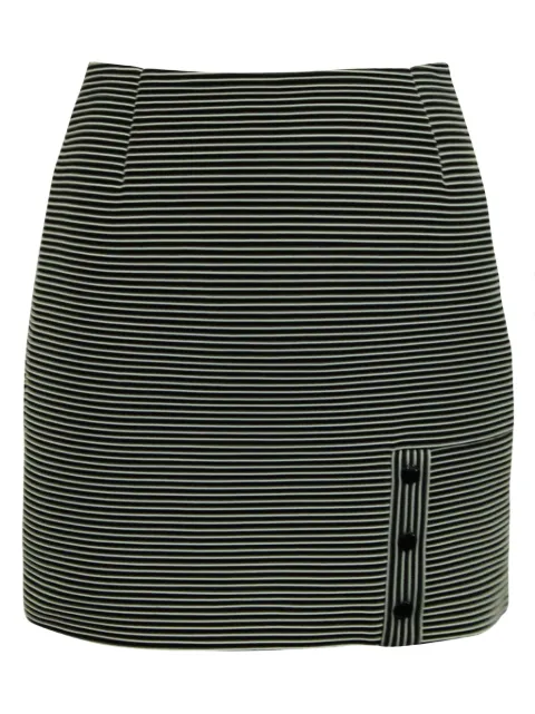Mugler Vintage striped pencil skirt
