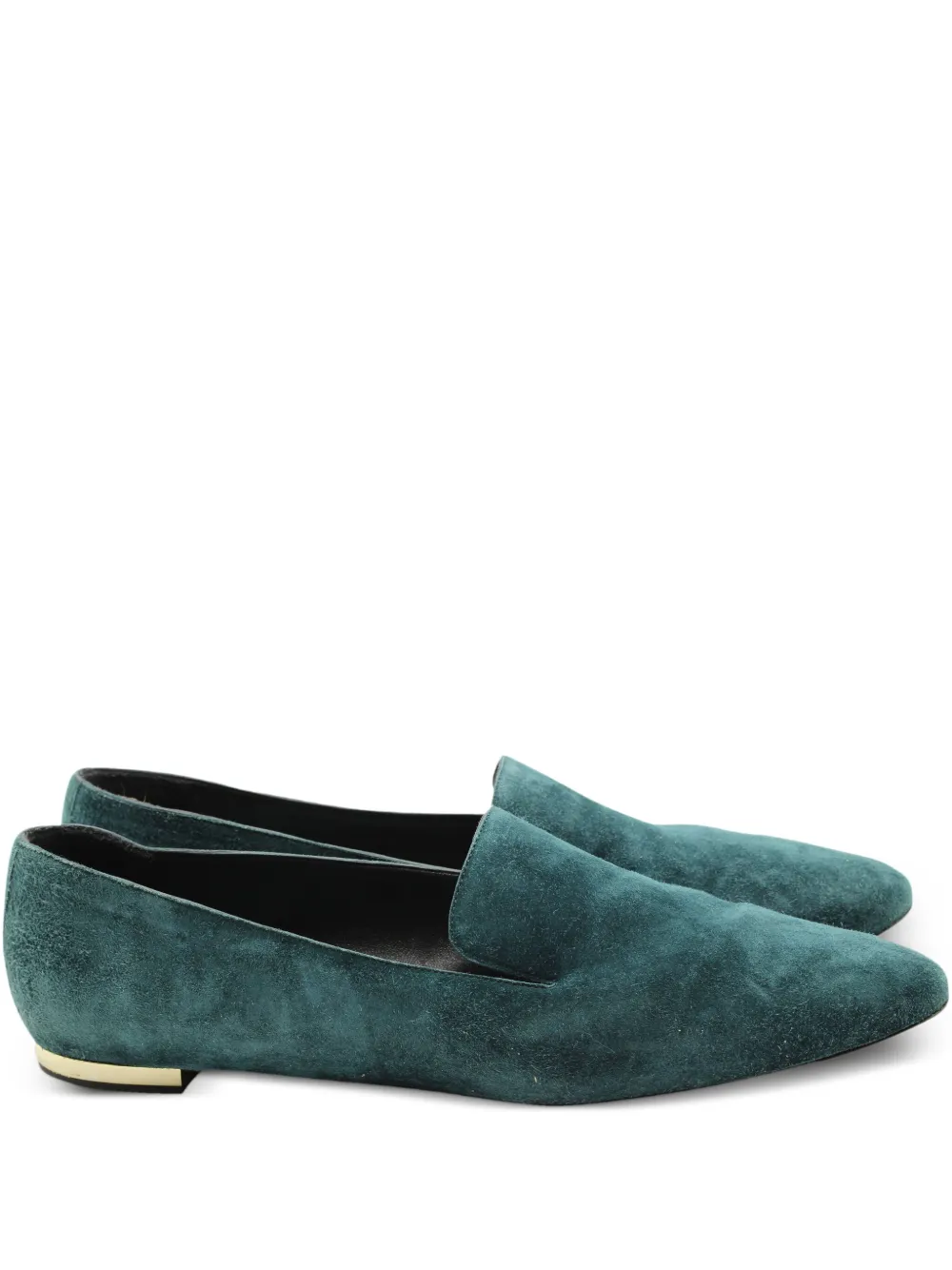 Burberry Pre-Owned suede loafers - Verde