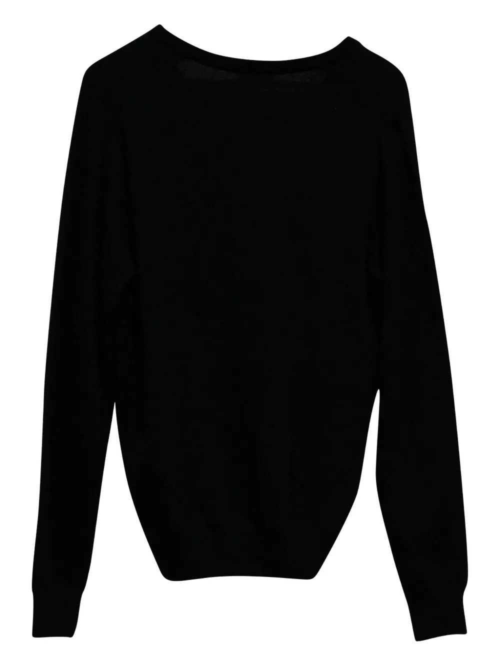 Lacoste Vintage crocodile-embroidered-V-neck sweater | Image 2
