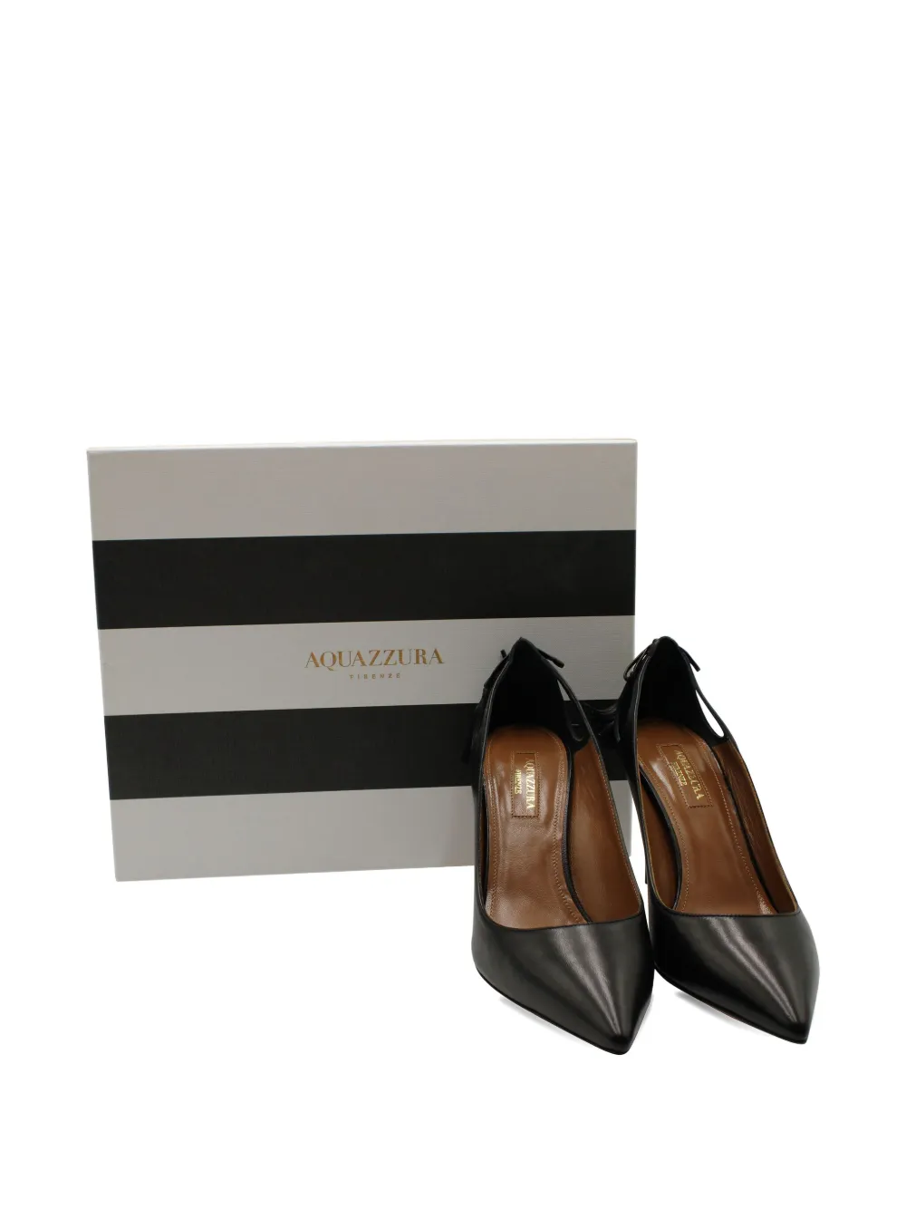Pre-owned Aquazzura 85mm Forever Marilyn Pumps In Black