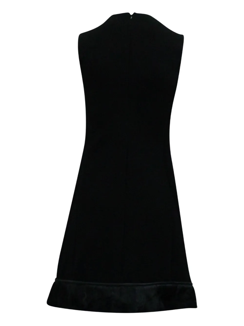 Neil Barrett A-line sleeveless dress - Zwart