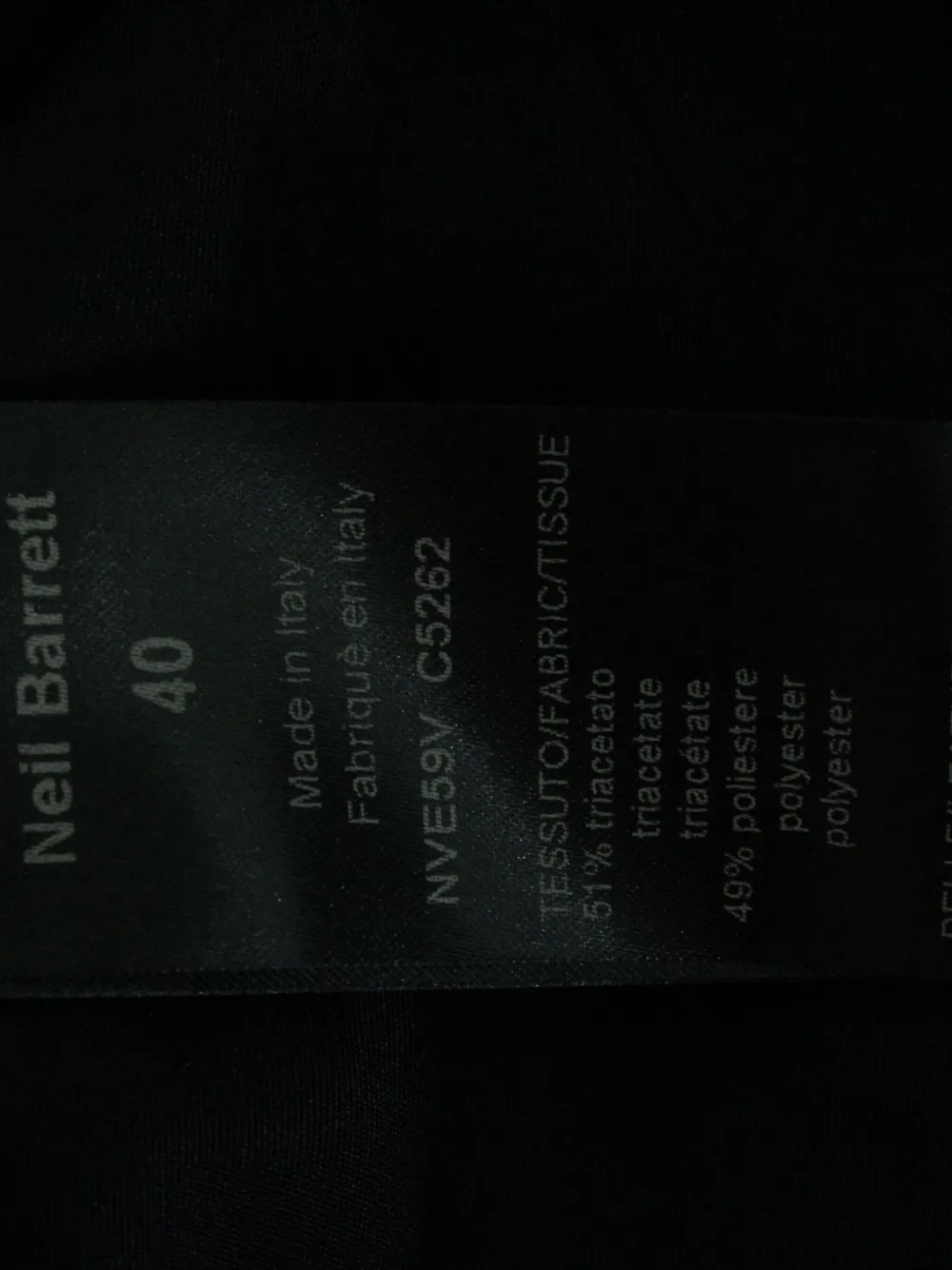 Pre-owned Neil Barrett A-line Sleeveless Dress In Black