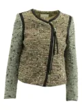 SANDRO tweed jacket - Neutrals