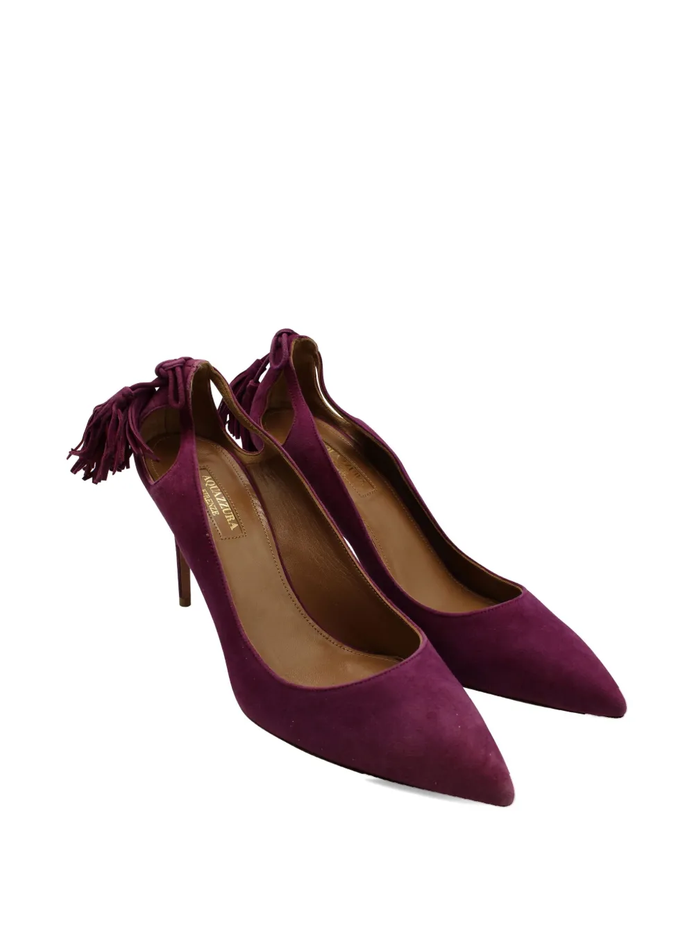 Aquazzura Forever Marilyn tassel pumps - Paars