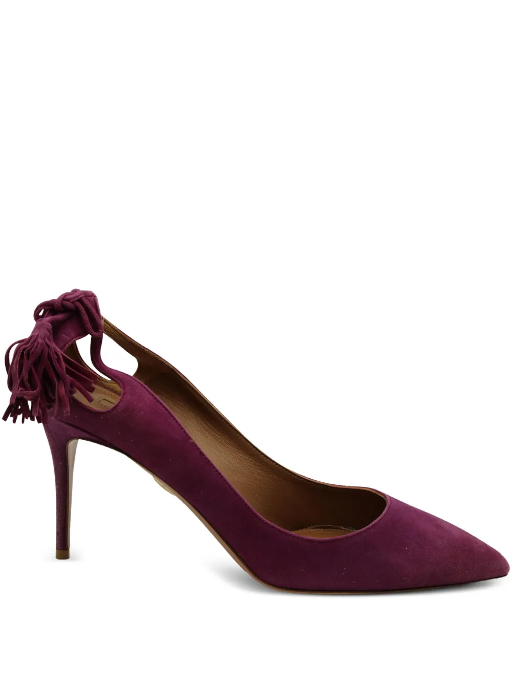 Aquazzura Forever Marilyn tassel pumps | Purple | Image 1