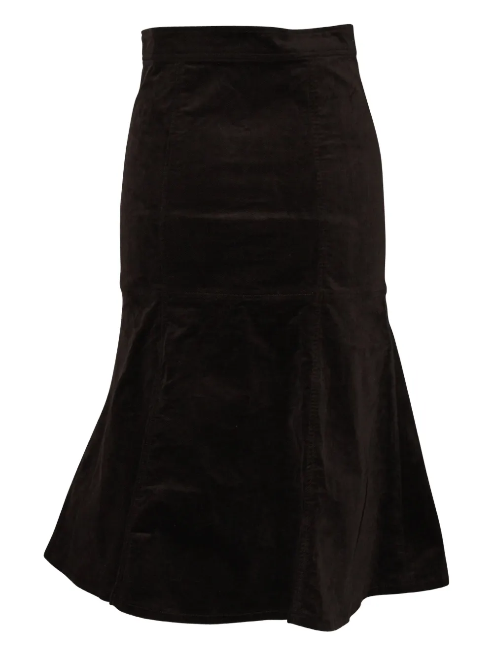 Zadig&Voltaire velvet fluted skirt | Brown | Image 1