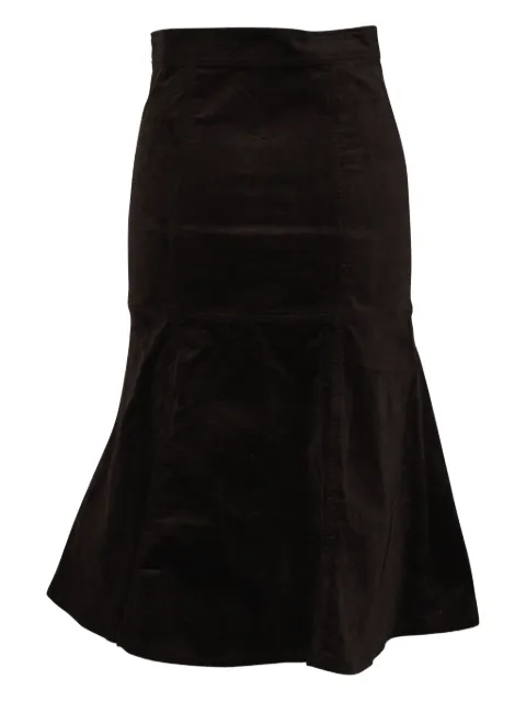 Zadig&Voltaire velvet fluted skirt
