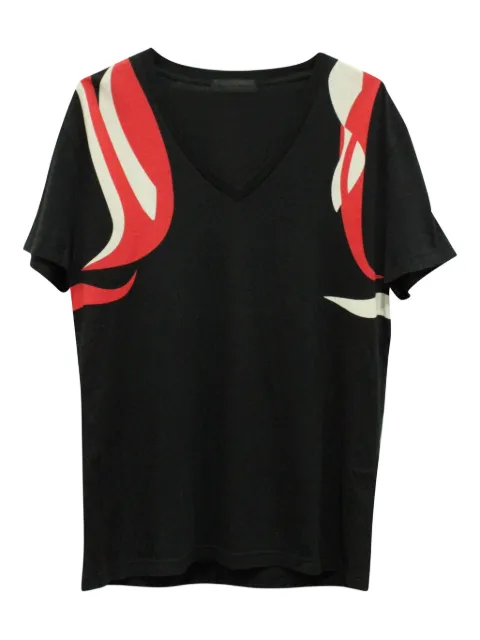 Alexander McQueen Pre-Owned swirl-print short-sleeve T-shirt