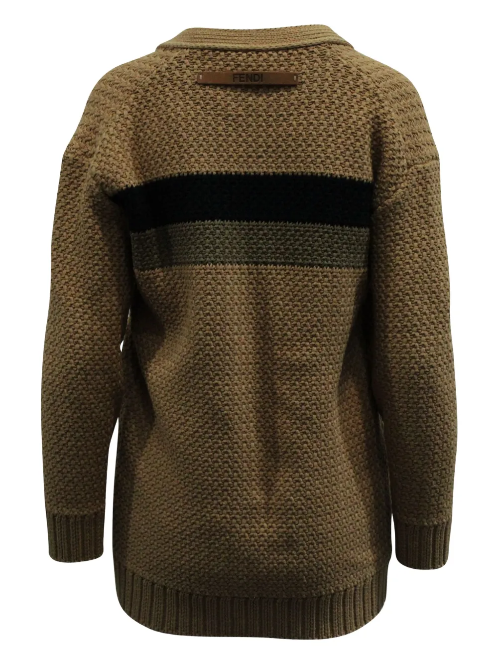 Fendi Pre-Owned stripe-detail cardigan | Image 2