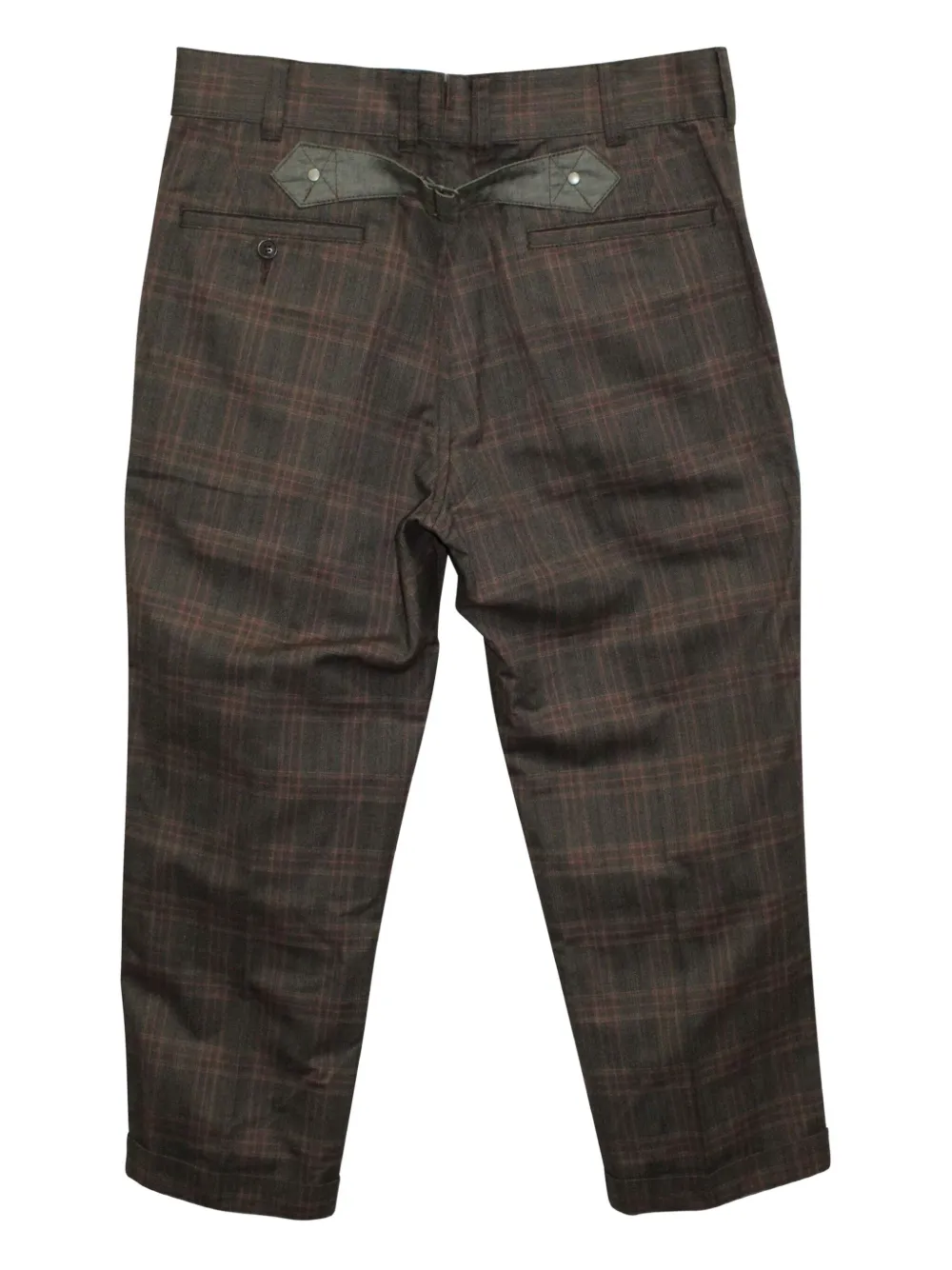 Junya Watanabe MAN plaid-pattern cotton trousers | Image 2