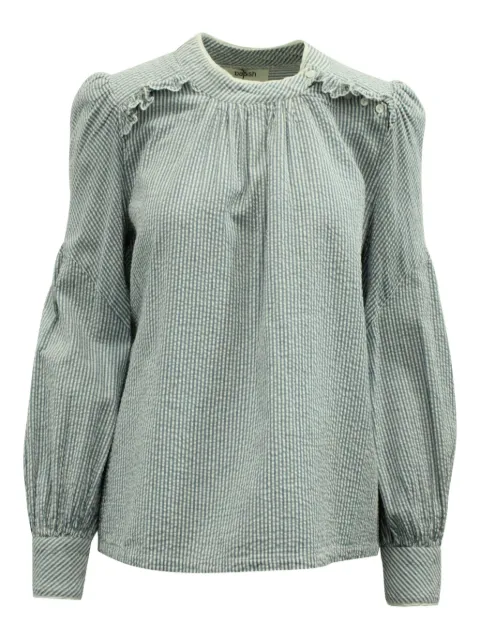 Ba&Sh striped ruffled blouse